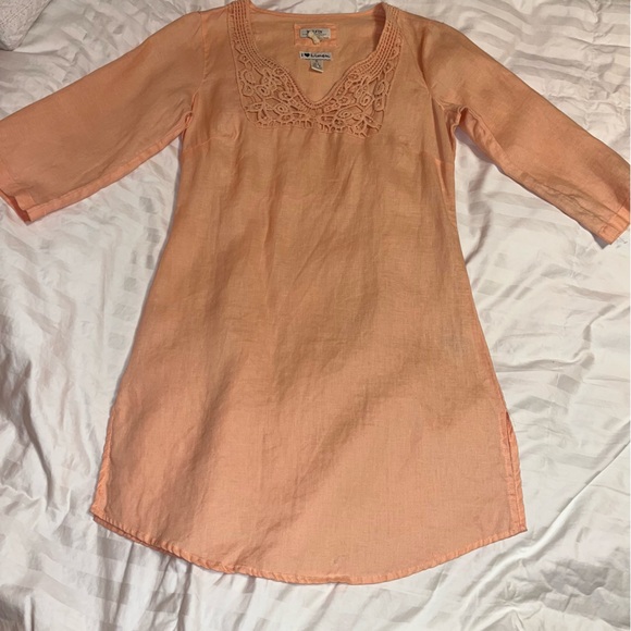 Malvin Linen Embroidered Dress Tunic Hamburg Germany - Picture 8 of 14